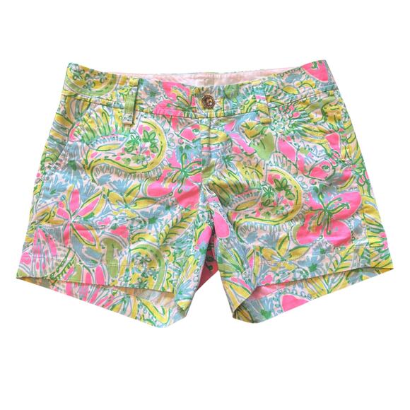 Lilly Pulitzer The Callahan Short Coconut Jungle Size 2 - Picture 2 of 11
